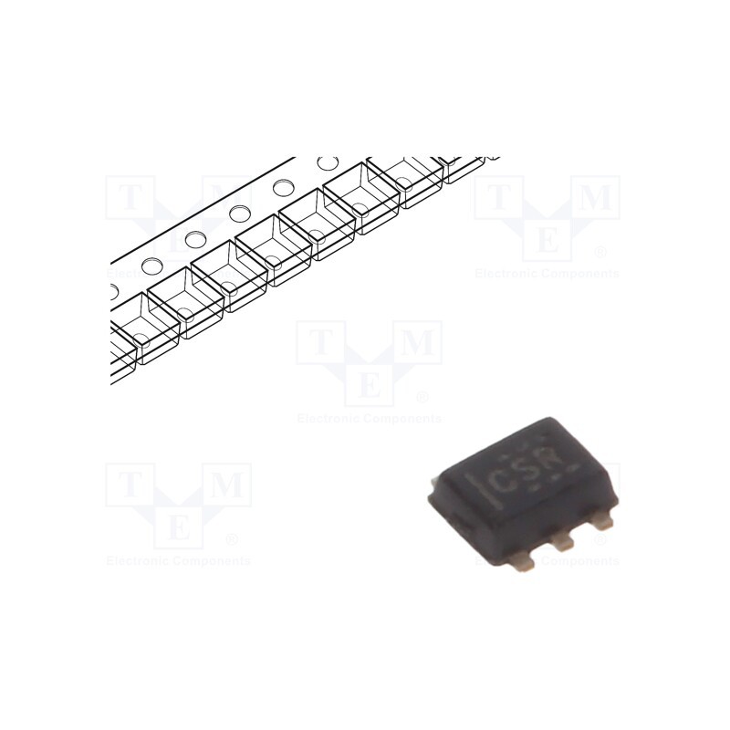 10 pcs : SN74LVC1G97DRLR - IC: digital, configurable,multiple-function, IN: 3, CMOS, SMD, 10uA