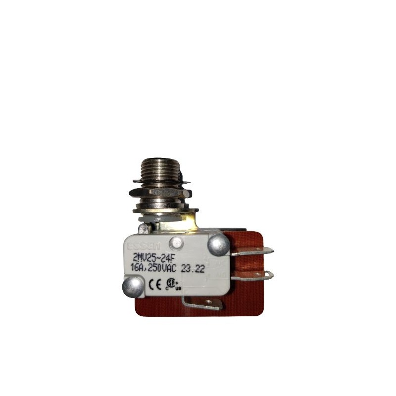 1 pcs - RS PRO Momentary Microswitch, Quick Connect Terminal, 16A @ 250V ac, DPDT, IP40