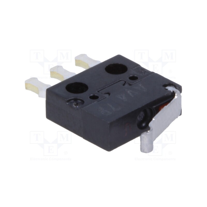 10 pcs : AV404461 - Microswitch SNAP ACTION, 0.1A/30VDC, SPDT, Rcont max: 200mΩ, IP40