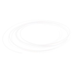 1 Bag of 5 M - RS PRO PTFE Clear Cable Sleeve, 1.91mm Diameter