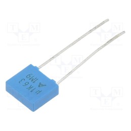 50 pcs : B32529C0104K289 - Capacitor: polyester, 0.1uF, 40VAC, 63VDC, 5mm, ±10%, 7.3x6.5x2.5mm