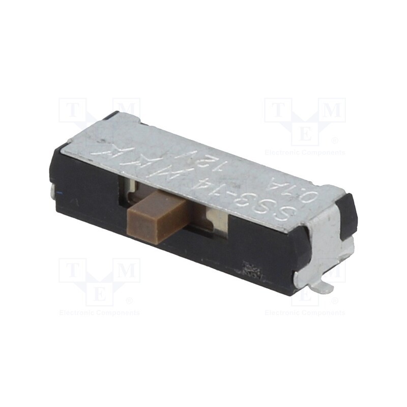 10 pcs : SS314MAH4 - Switch: slide, Pos: 3, SPDT, 0.4A/28VAC, ON-OFF-ON, -25÷85°C, SS3