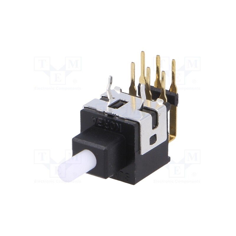 10 pcs : SP-22SH - Switch: push-button, Pos: 2, 0.4A/28VAC, 0.4A/28VDC, 500MΩ, 2.54mm