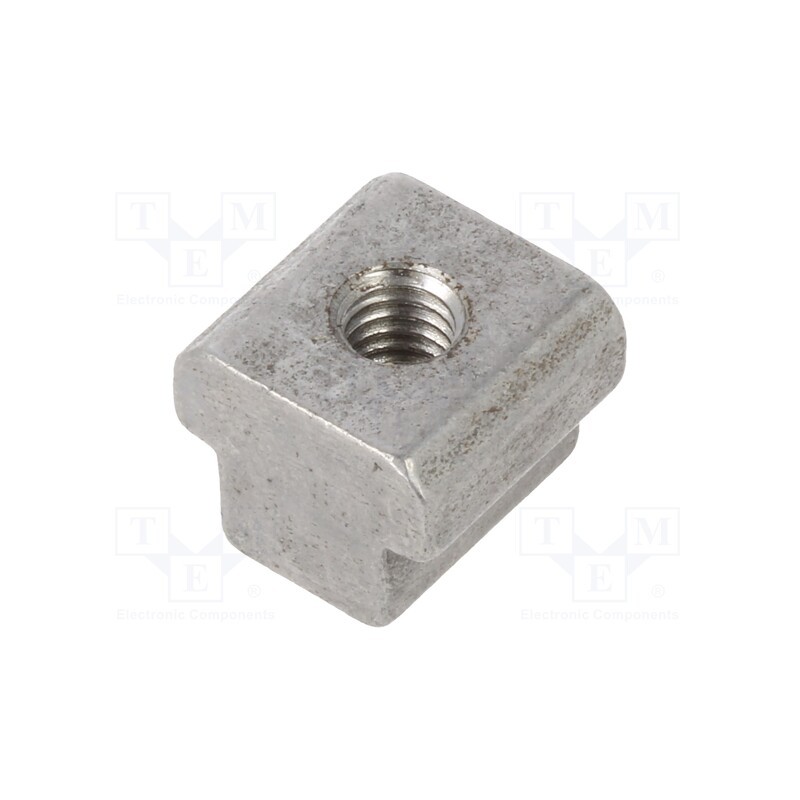 10 pcs : DIN 508-10-M6-8 - Nut, for profiles, Width of the groove: 10mm, steel, T-slot