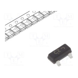 50 pcs : BCW30LT1G - Transistor: PNP, bipolar, 32V, 0.1A, 0.3W, SOT23