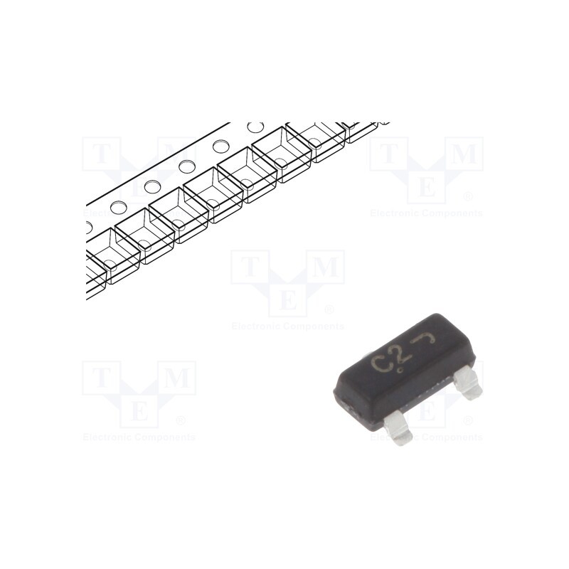 50 pcs : BCW30LT1G - Transistor: PNP, bipolar, 32V, 0.1A, 0.3W, SOT23