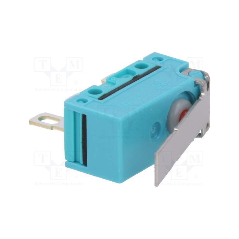 10 pcs : ABJ141261 - Microswitch SNAP ACTION, 1A/125VAC, 1A/30VDC, with lever, SPDT