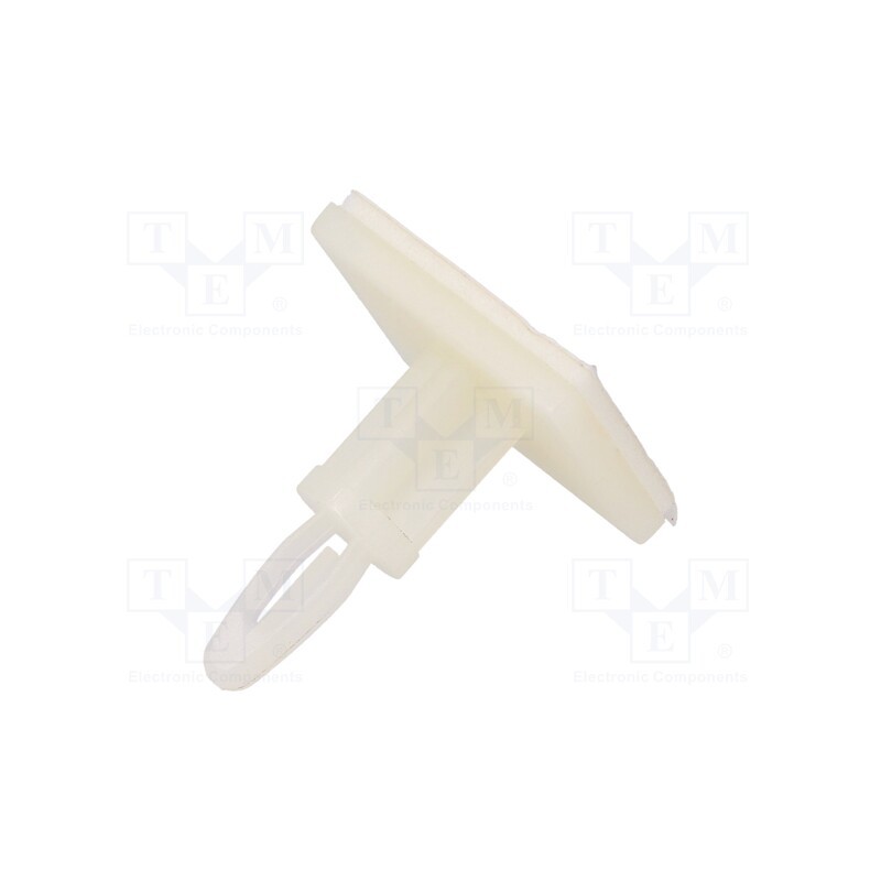 50 pcs : 8GB07V40995 - PCB distance, polyamide, L: 12.7mm, self-adhesive,snap fastener