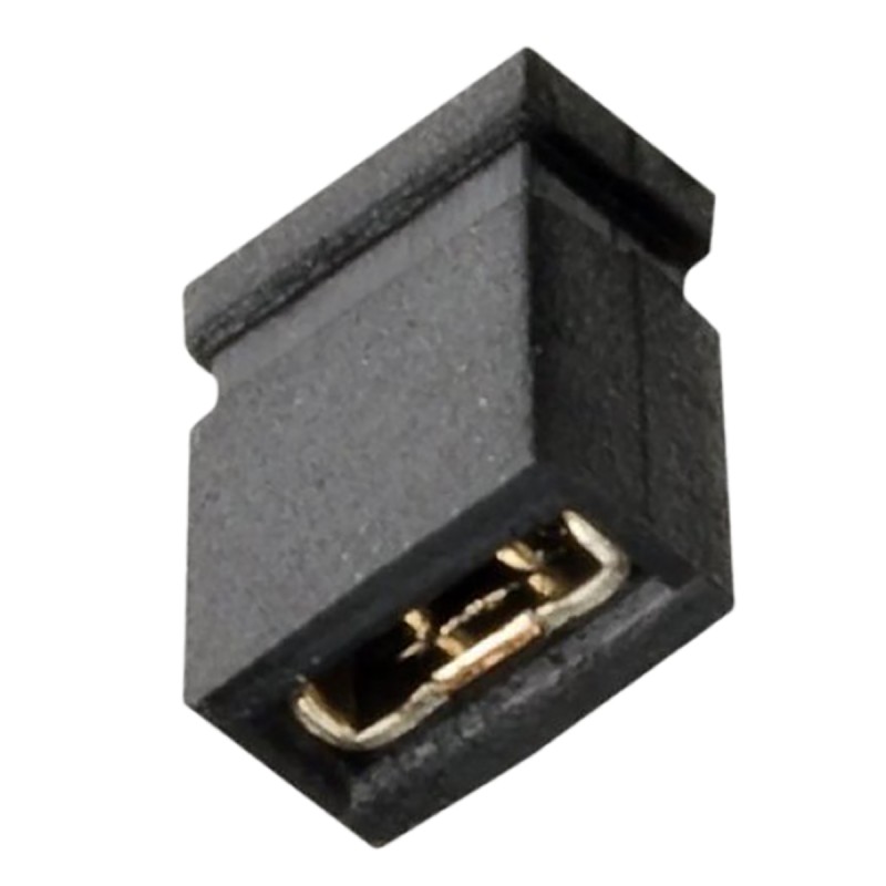 20 pcs - HARWIN, Archer M50 Jumper Female Straight Black Jumper 2 Way 1 Row 1.27mm Pitch