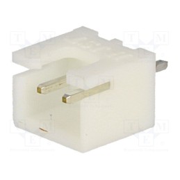 50 pcs : B2B-XH-A (LF)(SN) - Socket, wire-board, male, XH, 2.5mm, PIN: 2, THT, 250V, 3A, -25÷85°C