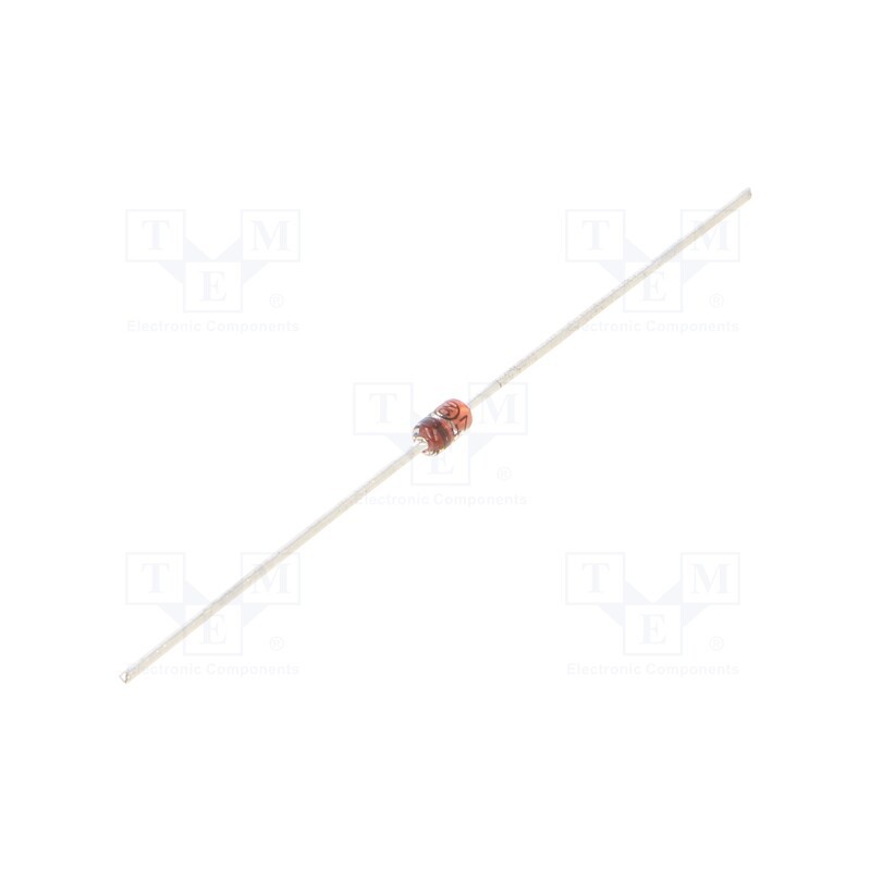 50 pcs : 1N4758A - Diode: Zener, 1W, 56V, DO41, single diode, 5uA