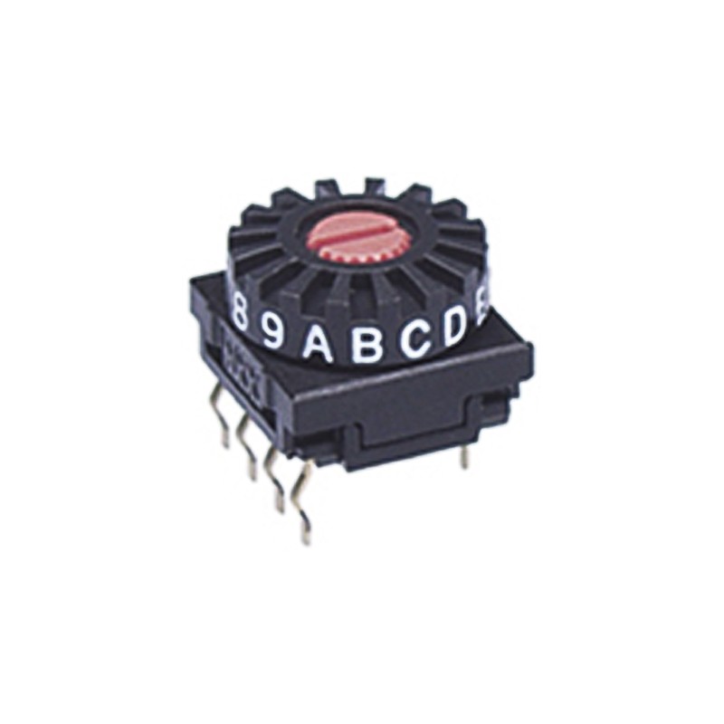1 pcs - NKK Switches Rotary Coded DIP Switch