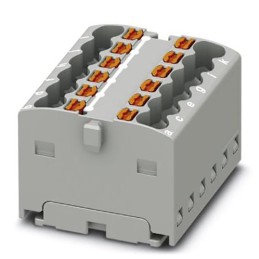 20 pcs - Phoenix Contact Distribution Block, 12 Way, 2.5mm², 17.5A, 450 V, Grey