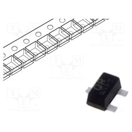 50 pcs : RE1C002UNTCL - Transistor: N-MOSFET, unipolar, 20V, 0.2A, Idm: 0.4A, 0.15W, SC89