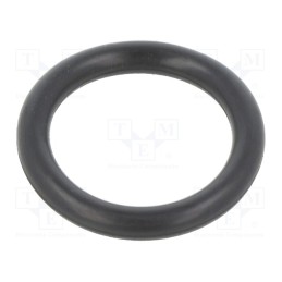 50 pcs : 01-0017.00X3 ORING 70FPM BLACK - O-ring gasket, FPM, Thk: 3mm, Øint: 17mm, black, -20÷200°C