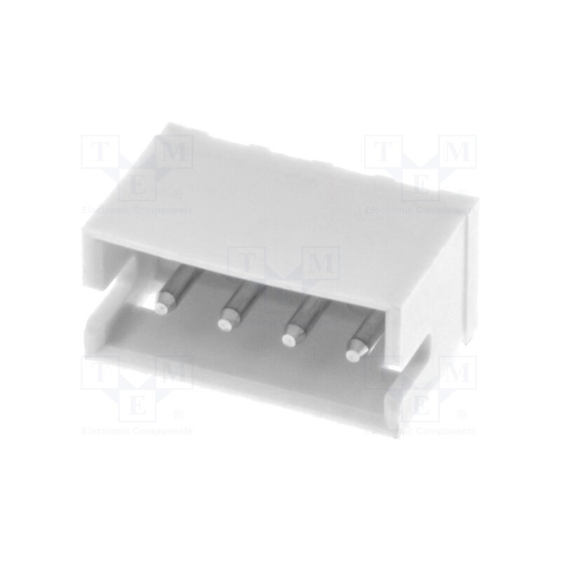 20 pcs : B4B-ZR (LF)(SN) - Socket, wire-board, male, ZH, 1.5mm, PIN: 4, THT, 50V, 1A, -25÷85°C