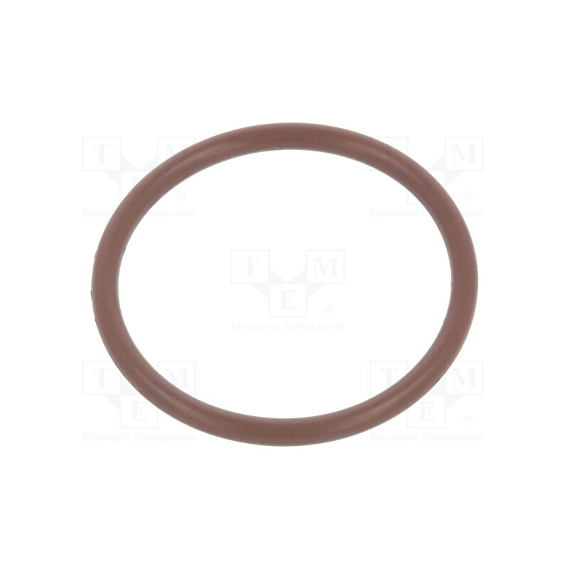 50 pcs : 01-0024.00X2 ORING 75FPM BROWN - O-ring gasket, FPM, Thk: 2mm, Øint: 24mm, brown, -20÷200°C