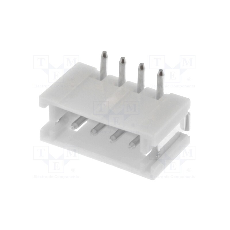10 pcs : B4B-ZR-SM4-TF (LF)(SN) - Socket, wire-board, male, ZH, 1.5mm, PIN: 4, SMT, 50V, 1A, -25÷85°C