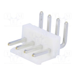 20 pcs : B4PS-VH (LF)(SN) - Socket, wire-board, male, VH, 3.96mm, PIN: 4, THT, 250V, 10A, -25÷85°C