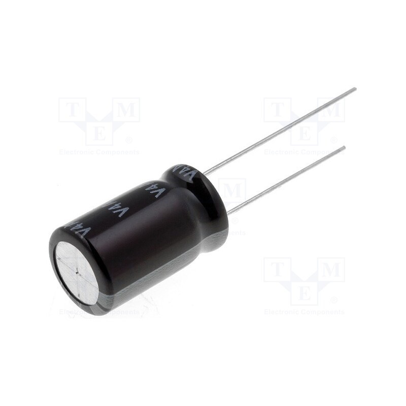 20 pcs : RD1V477M10016BB - Capacitor: electrolytic, THT, 470uF, 35VDC, Ø10x16mm, Pitch: 5mm
