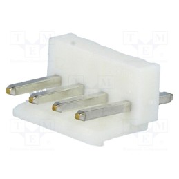 20 pcs : B4P-VH (LF)(SN) - Socket, wire-board, male, VH, 3.96mm, PIN: 4, THT, 250V, 10A, -25÷85°C