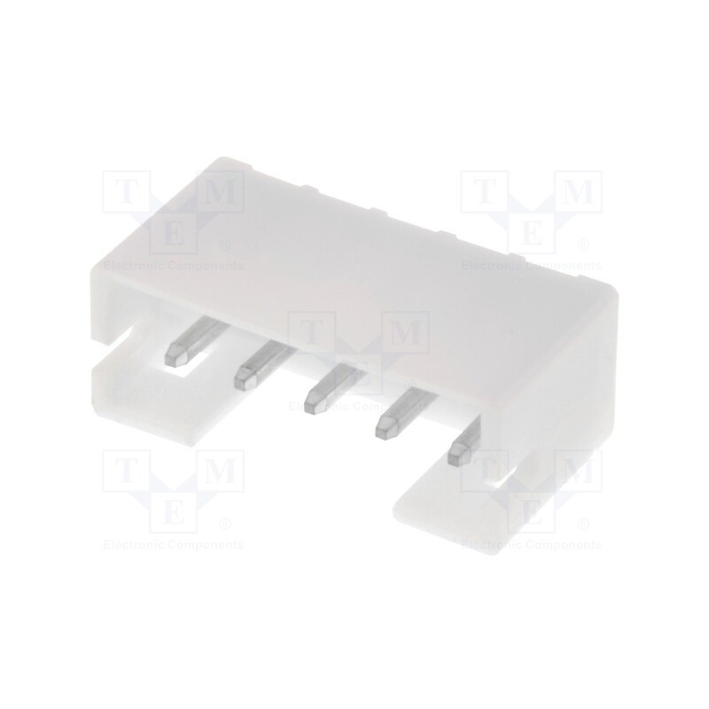 20 pcs : B5B-PH-K-S (LF)(SN) - Socket, wire-board, male, PH, 2mm, PIN: 5, THT, 100V, 2A, -25÷85°C