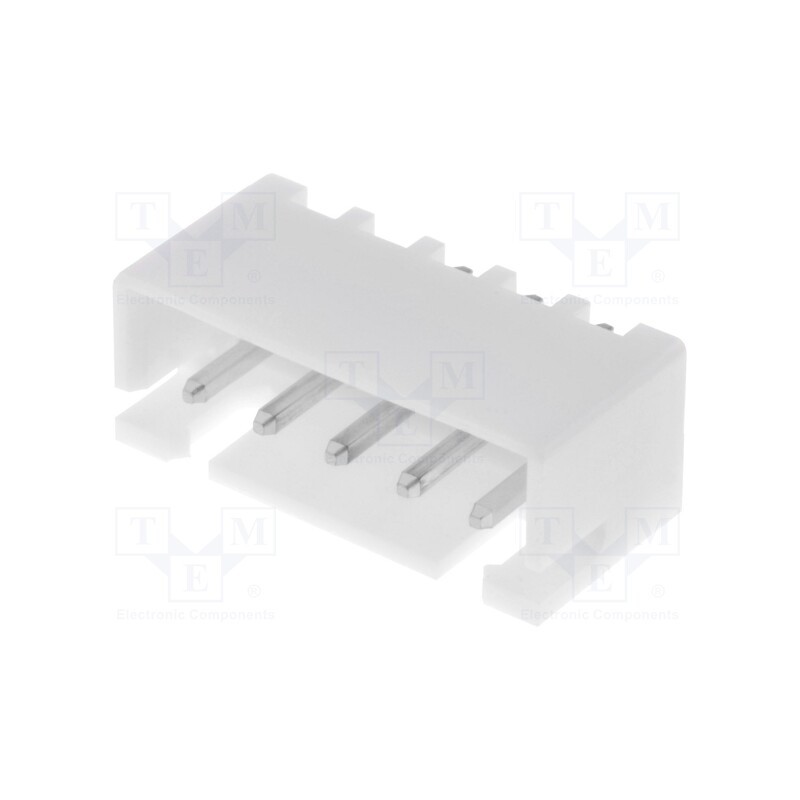 20 pcs : B5B-XH-A (LF)(SN) - Socket, wire-board, male, XH, 2.5mm, PIN: 5, THT, 250V, 3A, -25÷85°C