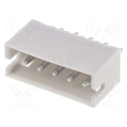 20 pcs : B5B-ZR (LF)(SN) - Socket, wire-board, male, ZH, 1.5mm, PIN: 5, THT, 50V, 1A, -25÷85°C