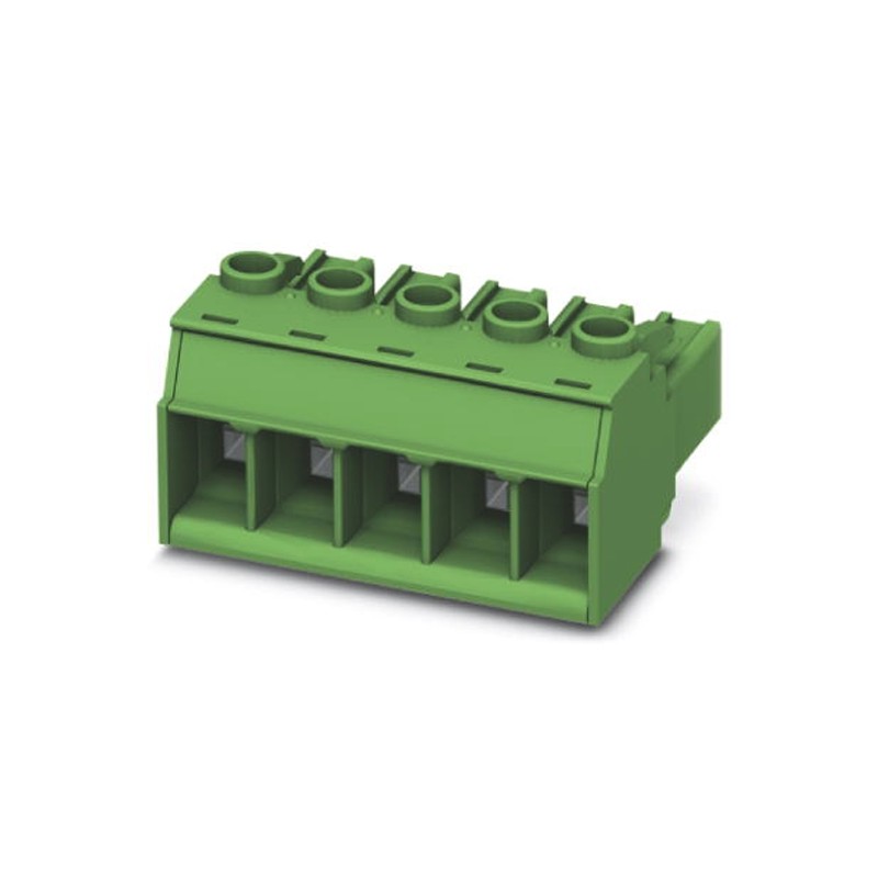 1 pcs - Phoenix Contact 7.62mm Pitch 3 Way Pluggable Terminal Block, Plug, Plug-In, Screw Termination