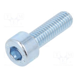 500 pcs : 1004107 - Screw, M5x16, 0.8, Head: cheese head, hex key, HEX 4mm, steel, zinc