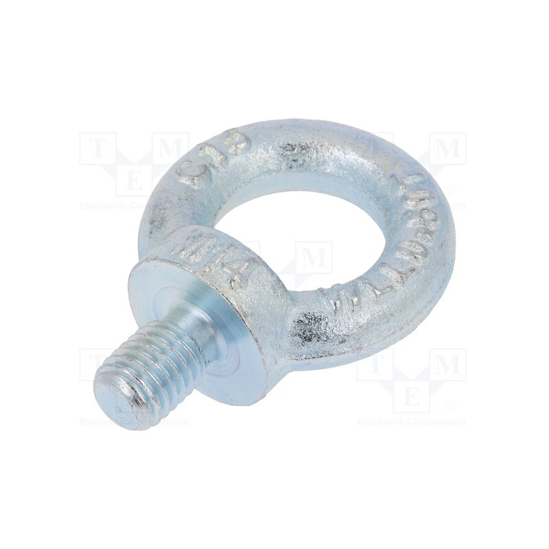 10 pcs : SZU14 - Lifting eye bolt, M14x27, Head: eye, steel, zinc, DIN 580, 35mm