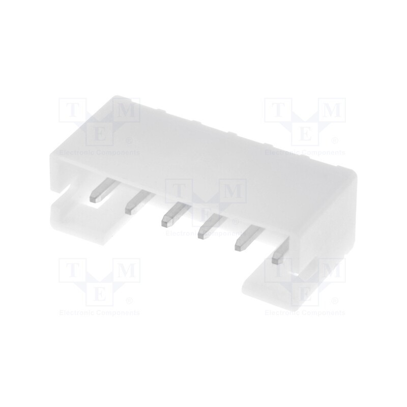 20 pcs : B6B-PH-K-S (LF)(SN) - Socket, wire-board, male, PH, 2mm, PIN: 6, THT, 100V, 2A, -25÷85°C