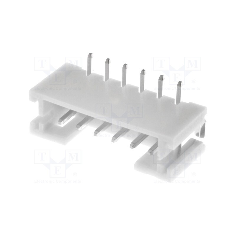 10 pcs : B6B-PH-SM4-TB (LF)(SN) - Socket, wire-board, male, PH, 2mm, PIN: 6, SMT, 100V, 2A, -25÷85°C