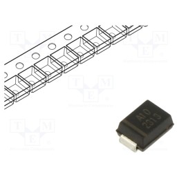 10 pcs : 10BJ10A - Diode: TVS, 1kW, 11.1÷12.3V, 58.9A, unidirectional, SMB,