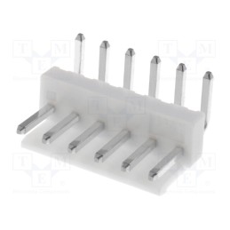 10 pcs : B6PS-VH (LF)(SN) - Socket, wire-board, male, VH, 3.96mm, PIN: 6, THT, 250V, 10A, -25÷85°C
