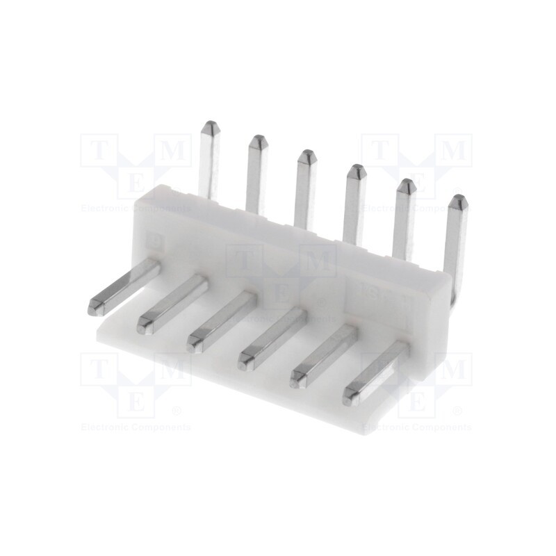 10 pcs : B6PS-VH (LF)(SN) - Socket, wire-board, male, VH, 3.96mm, PIN: 6, THT, 250V, 10A, -25÷85°C