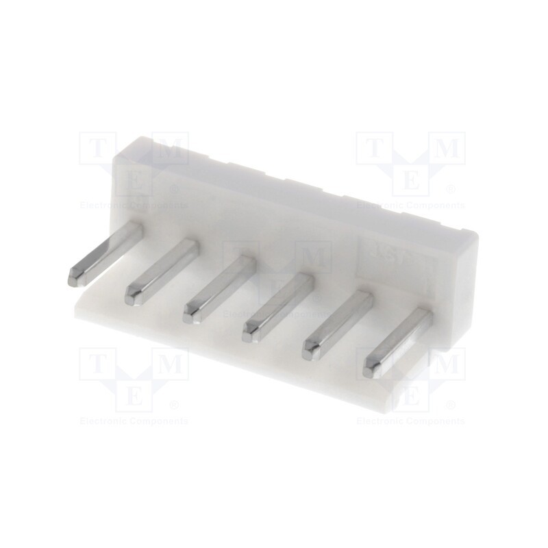 10 pcs : B6P-VH (LF)(SN) - Socket, wire-board, male, VH, 3.96mm, PIN: 6, THT, 250V, 10A, -25÷85°C
