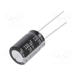 10 pcs : EEUFC1E471B - Capacitor: electrolytic, low ESR, THT, 470uF, 25VDC, Ø10x16mm, ±20%