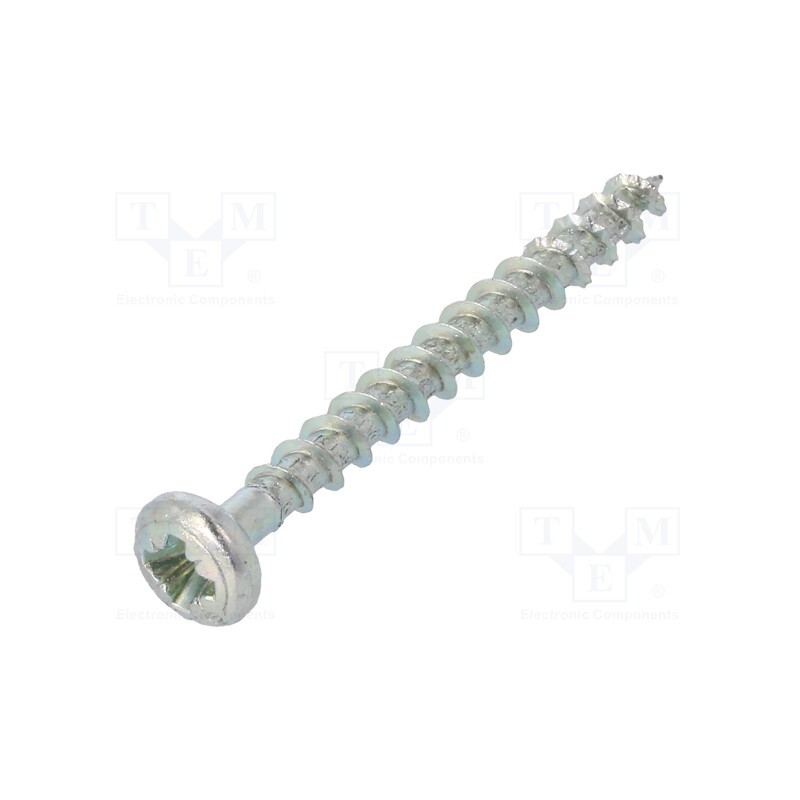 500 pcs : 1083341 - Screw, 3.5x35, Head: cheese head, Pozidriv, PZ2, steel, zinc, SPAX®