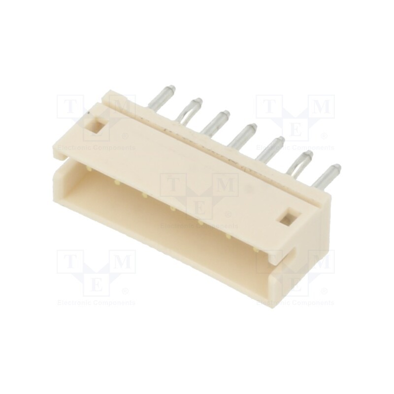 10 pcs : B7B-ZR (LF)(SN) - Socket, wire-board, male, ZH, 1.5mm, PIN: 7, THT, 50V, 1A, -25÷85°C