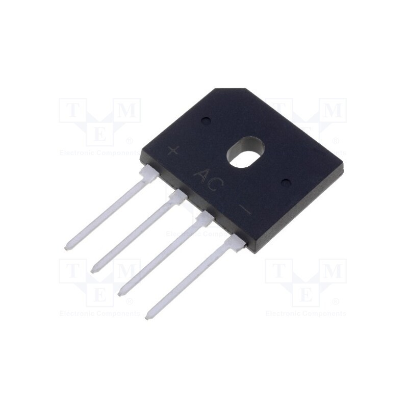 10 pcs : GBU6J-T - Bridge rectifier: single-phase, Urmax: 600V, If: 6A, Ifsm: 158A