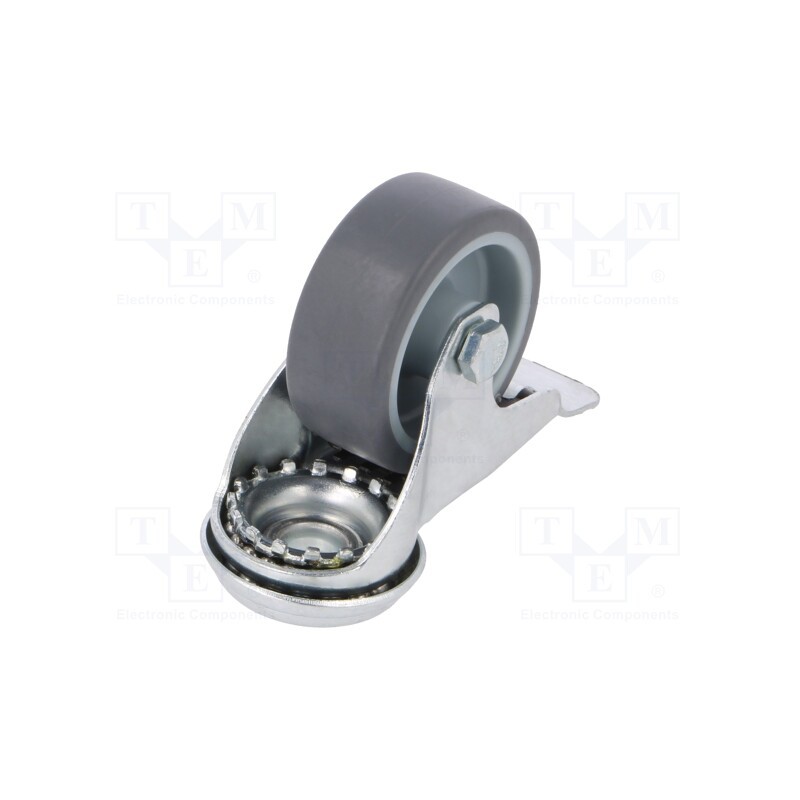 10 pcs : KMA-TPA 50S-HC - Transport wheel, Ø: 50mm, W: 20mm, H: 69.5mm, torsional with lock