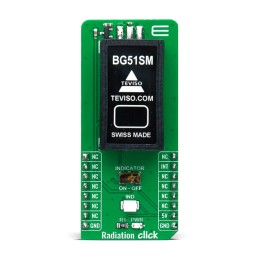 1 pcs - MikroElektronika Radiation Click Enviroment Sensor mikroBus Click Board for BG51