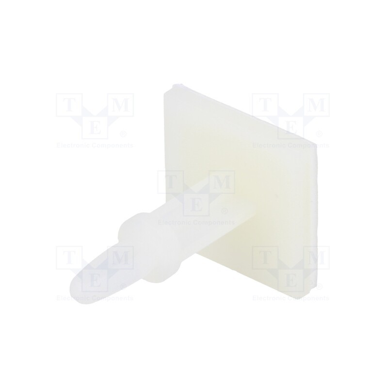 50 pcs : 8GB07V41005 - PCB distance, polyamide, L: 15.9mm, self-adhesive,snap fastener