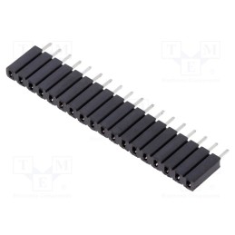 10 pcs : BL1.18Z - Socket, pin strips, female, PIN: 18, straight, 2.54mm, THT, 1x18