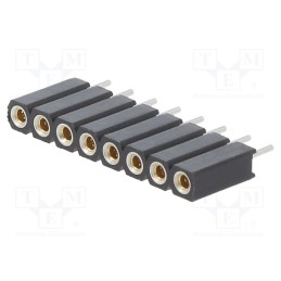 10 pcs : BL5.08Z - Socket, pin strips, female, PIN: 8, straight, 2.54mm, THT, 1x8, H: 7mm