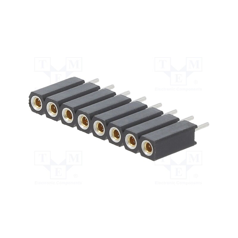 10 pcs : BL5.08Z - Socket, pin strips, female, PIN: 8, straight, 2.54mm, THT, 1x8, H: 7mm