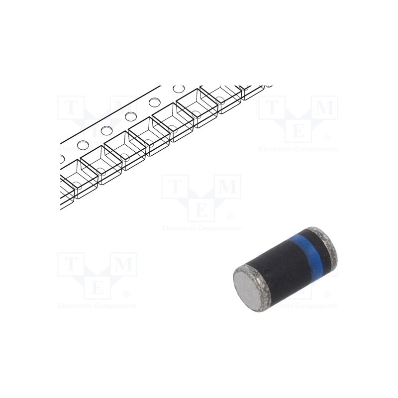 10 pcs : LL5819 L0G - Diode: Schottky rectifying, SMD, 40V, 1A, MELF plastic