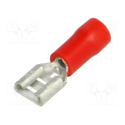 50 pcs : BM 00105 - Terminal: flat, 5.2mm, 0.8mm, female, 0.25÷1.5mm2, crimped, tinned