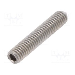 100 pcs : 5815820 - Screw, M3x16, 0.5, Head: without head, hex key, HEX 1,5mm, DIN 914